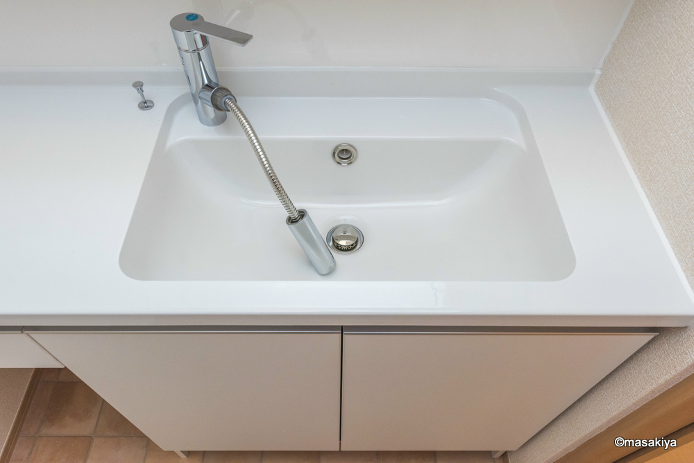 ベル・ラフィーネの洗面所|洗面・脱衣　シャンプードレッサー付き。