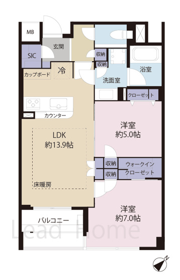 【間取り】 | ファインレジデンス三田
