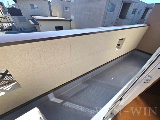 ルミエール Aのバルコニー