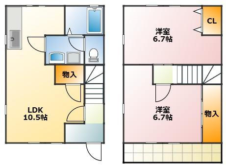 ルミエール Aの間取り