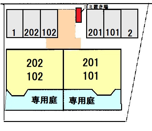 チャンプデブレの区画図