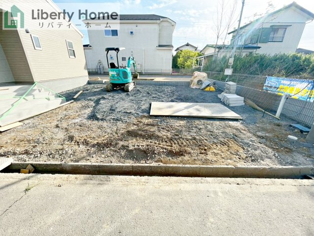 小美玉市納場第5　新築戸建の駐車場