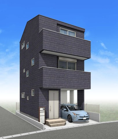 和光市白子2丁目　利便×自然　穏やかな街並み　限定1棟の区画図|角地のような開放感♪限定1棟の誕生です♪