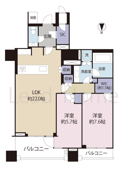【間取り】 | 三田ガーデンヒルズ　パークマンション棟