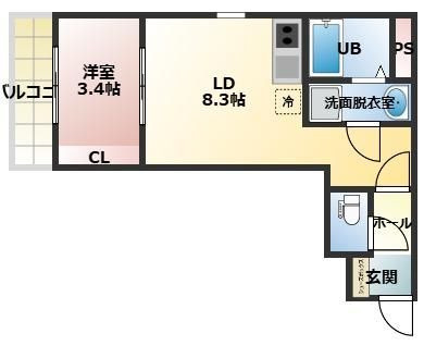 ONE FIVEの間取り