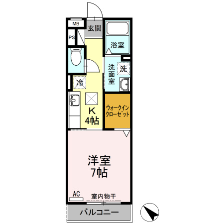 ラルーチェの間取り