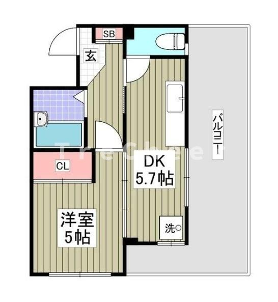 田垣マンションの間取り