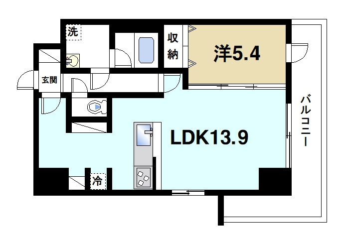 Saidaiji Terraceの間取り