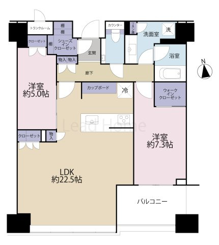 【間取り】 | 白金ザ・スカイＥ棟
