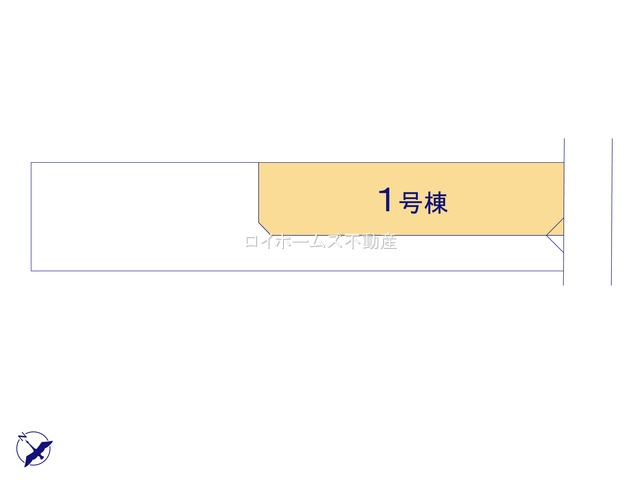 【区画図】 | 一宮市丹陽町外崎字久古518-1『仲介料無料』新築戸建て | 1号棟