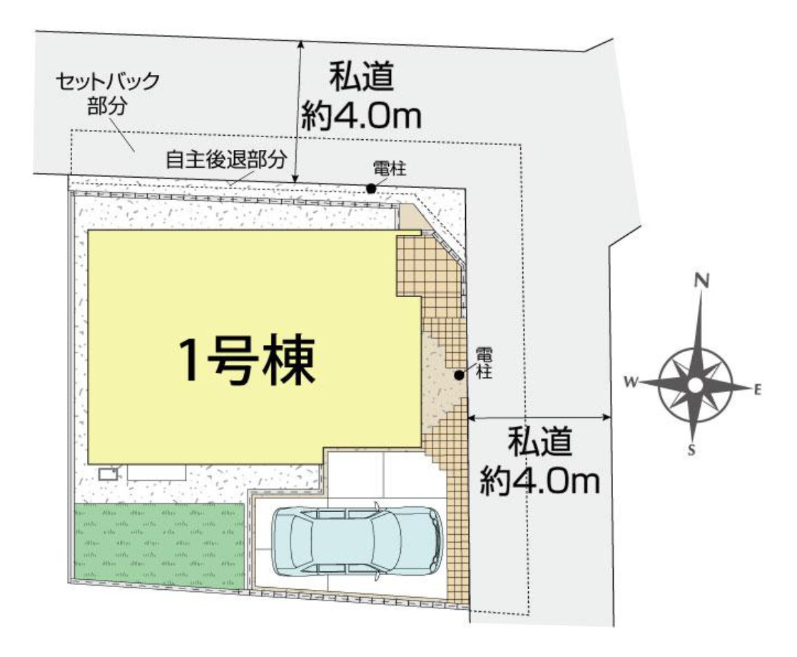 横浜市旭区今宿南町　新築戸建【仲介手数料無料】の区画図