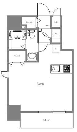 Rising place浅草の間取り