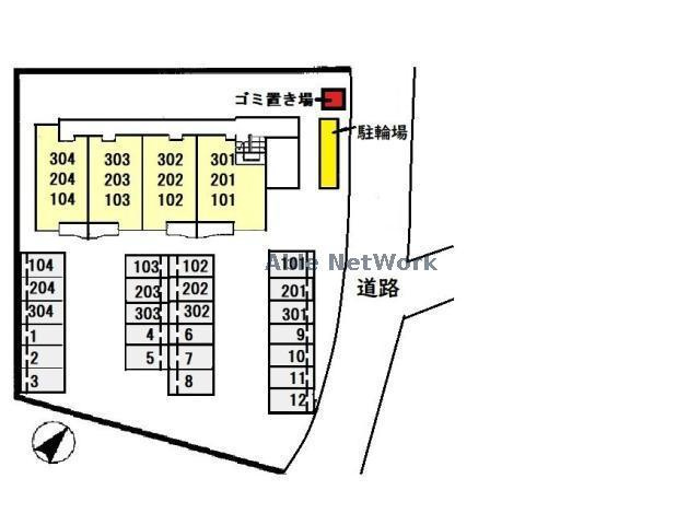 エストレーノｋｏｅｉの区画図