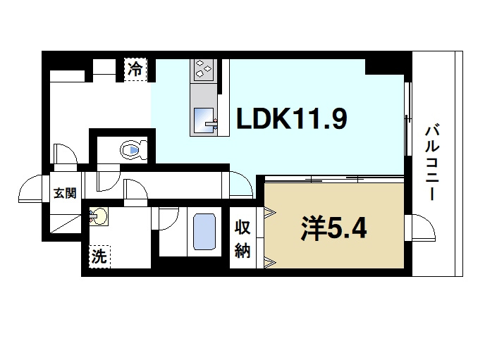 Saidaiji Terraceの間取り