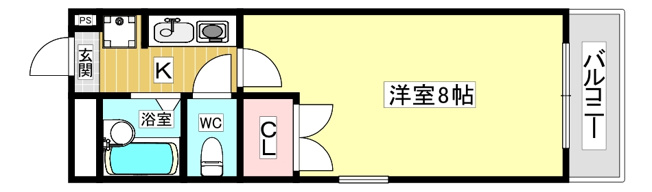 【間取り】 | サンハイツ甲陽園
