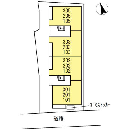 cozy　fieldの区画図