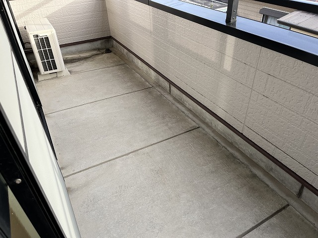 西里ハイツ Bのバルコニー