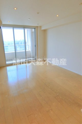 パークタワー東京フロントの居間・リビング|南西向きリビング