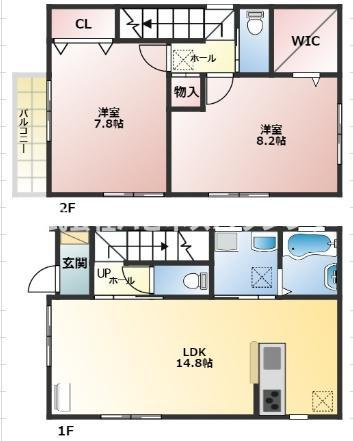 PLASIRⅡ～プレジールツー～の間取り