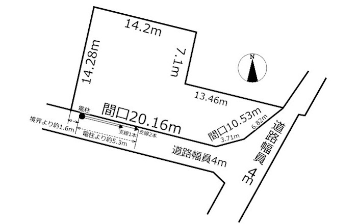 土地　加納丸之内の土地図