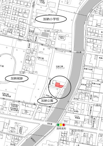 土地　加納丸之内の地図