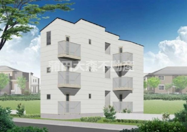 ディモーラ蒲田の外観パース