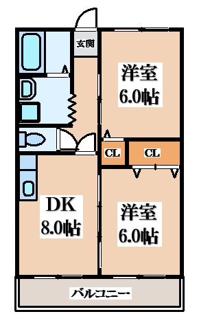 【間取り】 | エスポワール布施