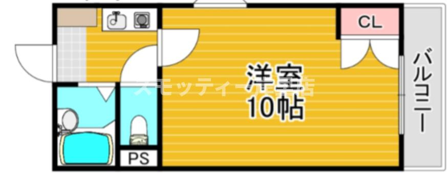 ハイツ五條の間取り
