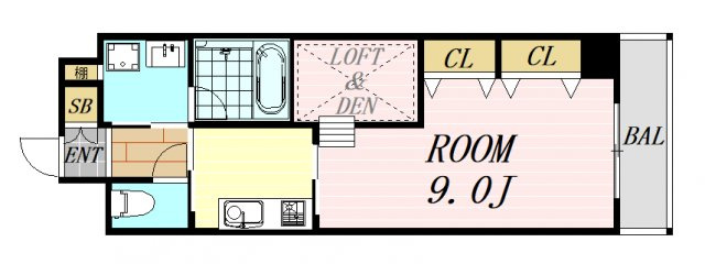 アローフィールズ弐番館　仲介手数料無料の間取り