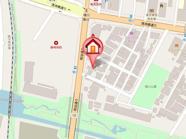 ブライズ南砂の地図