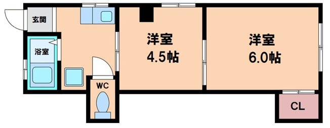 【間取り】 | コーポ富士