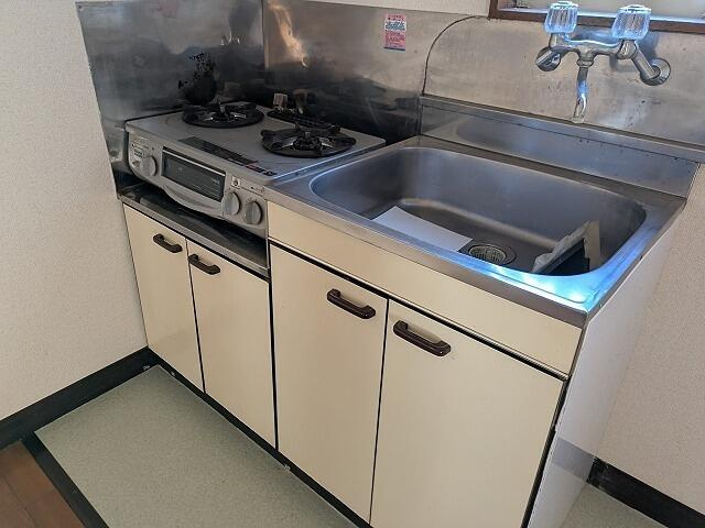 ガスコンロ２口設置可！