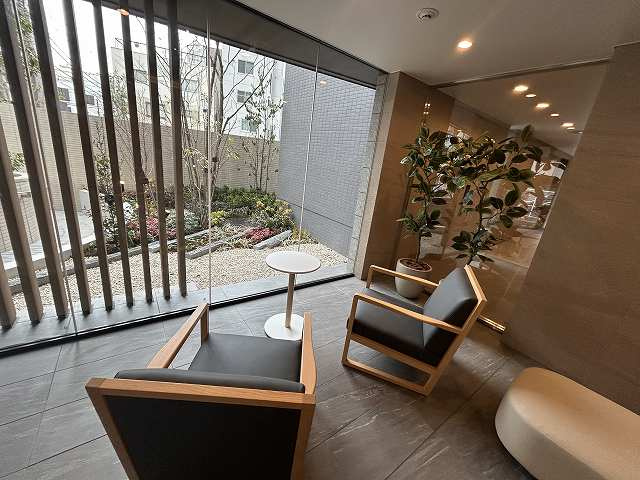 ブランシエスタ新丸子リバーフロントのロビー