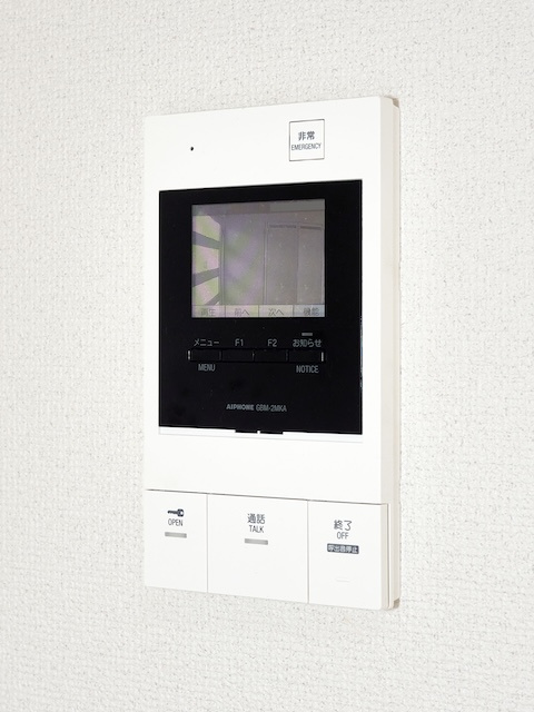 リバーサイド樫の木のセキュリティ|カラーモニター付インターホン