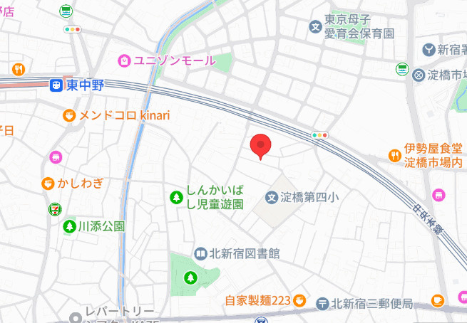 フジ・フラットの地図