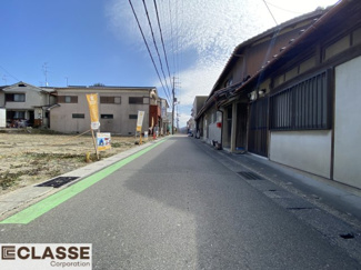 【前面道路含む現地写真】 | 宇治市五ケ庄芝ノ東　3区画2号地　売土地　建築条件無し