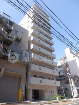 【外観】 | 銀座レジデンス壱番館 | 敷地内ごみ置き場、宅配ボックス、オートロック、モニター付きインターホン