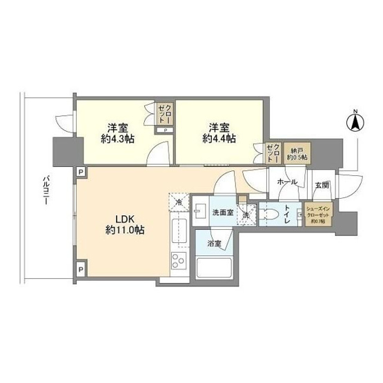 【間取り】 | パークシティ中野ザタワーブリーズ