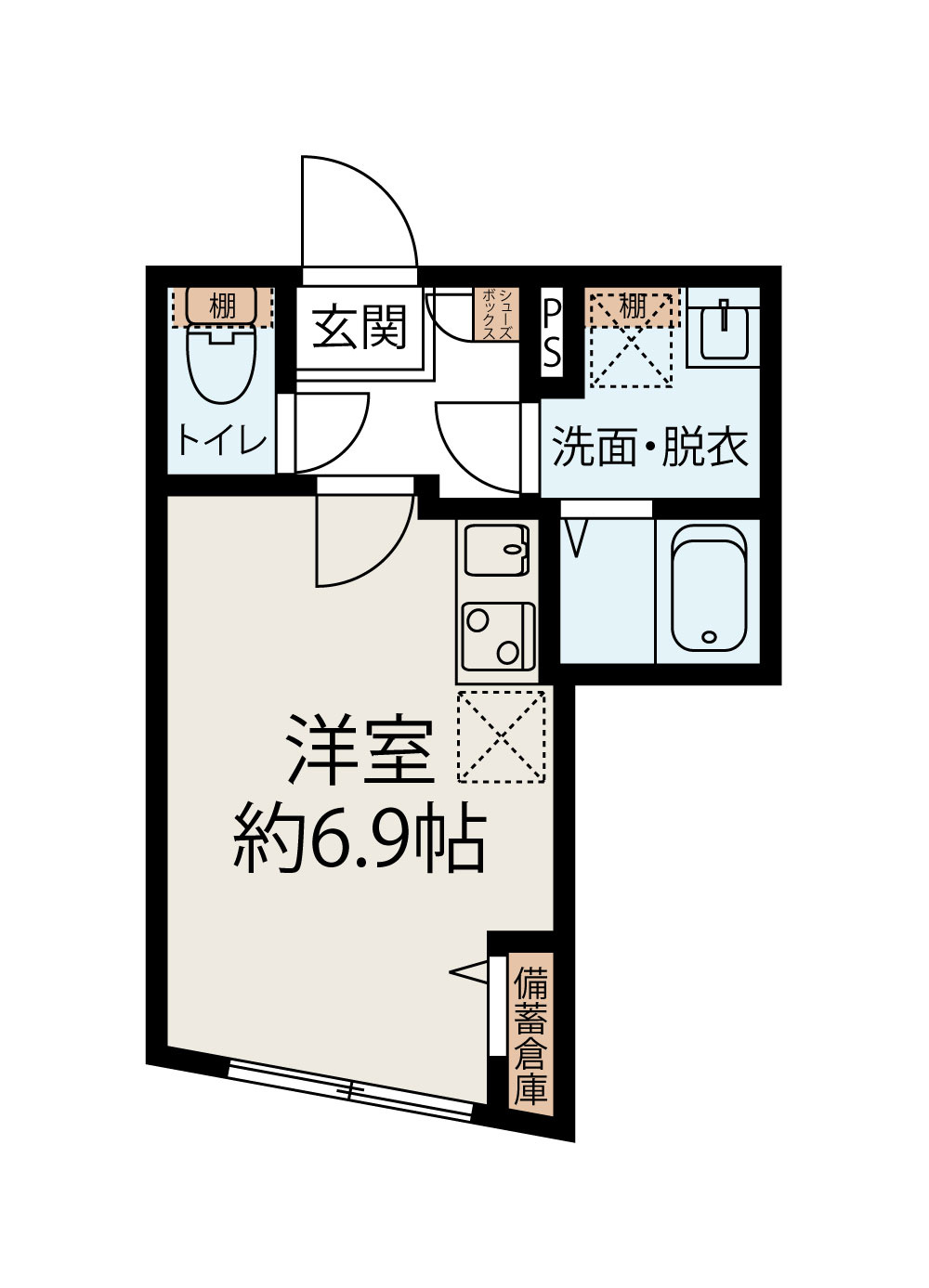 MEGURO EDGEの間取り