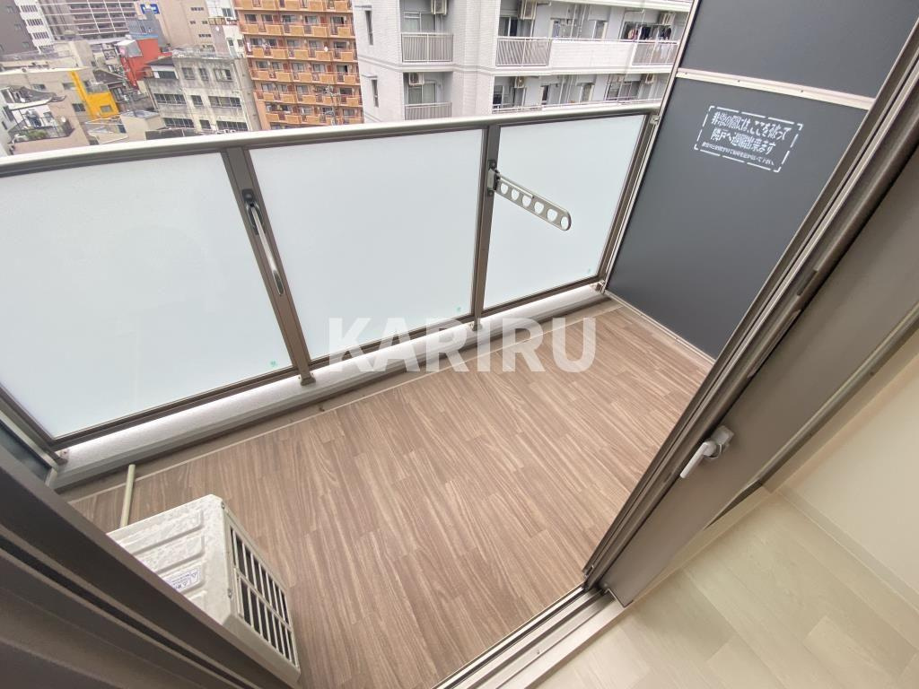 天王寺ルート25のバルコニー