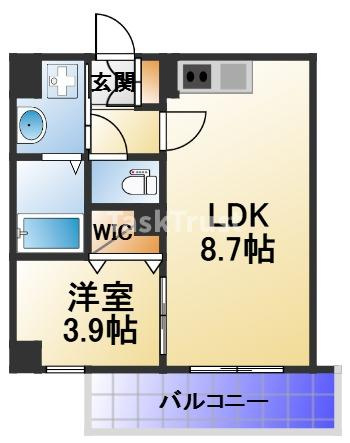 【間取り】 | レジデンスコート森ノ宮