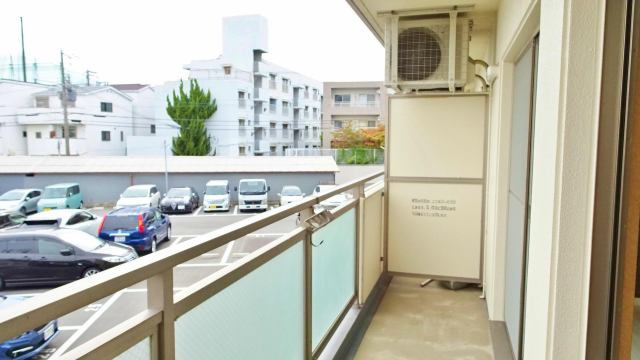 ジュネス別府のバルコニー|陽当たり良好なバルコニーです