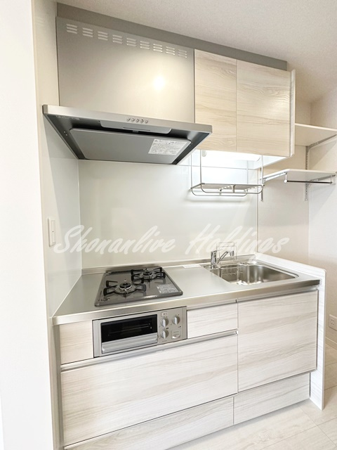 の賃貸マンションのキッチン|便利な2口ガスコンロシステムキッチン♪