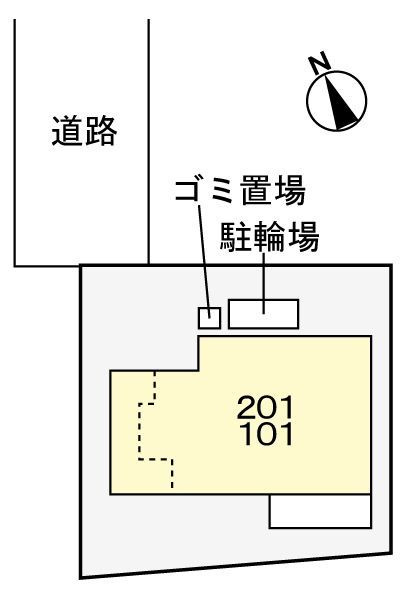 メゾン　タルカスの区画図
