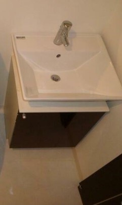 杉並区高円寺北２丁目の賃貸マンションの洗面所