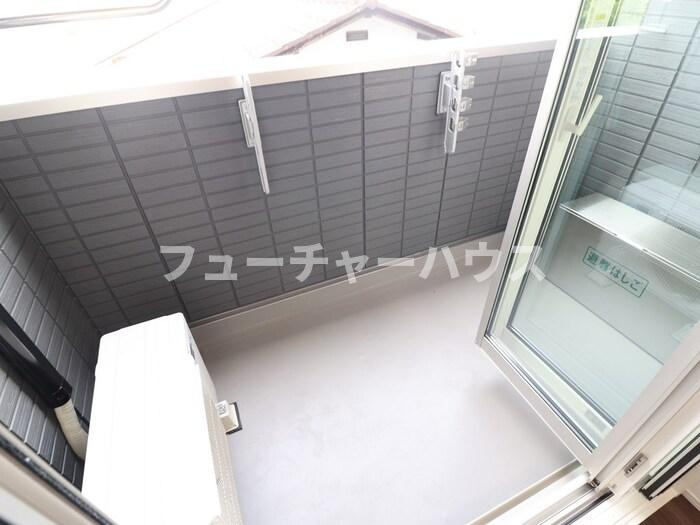 Ｄ-Ｉｎｖｅｓｔ東原Ｂ　Ｂのバルコニー