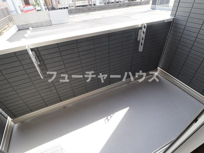 Ｄ-Ｉｎｖｅｓｔ東原Ｂ　Ｂのバルコニー