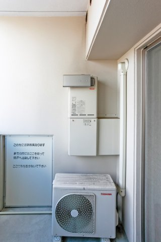 サヴォイ箱崎邸園　5階のバルコニー|別号室のものです。現状優先になります。