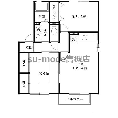 【間取り】 | カサブランカⅡ