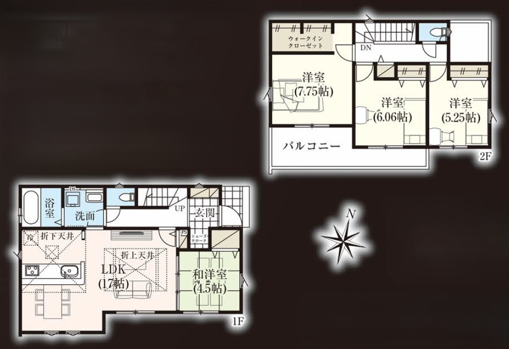 越谷市登戸町2号棟　新築戸建